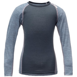 Maglietta da bambino Devold Breeze Kid Shirt grigio scuro GlacierMelange