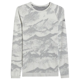 Maglietta sportiva da donna 4F Seamless Underwear F208 bianco OFF WHITE ALLOVER