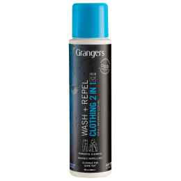 Prodotto impregnante Granger's Wash + Repel Clothing 2 in 1 nero/blu