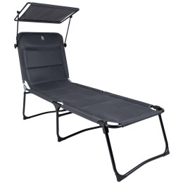 Lettino da spiaggia Bo-Camp Sun lounger Air nero