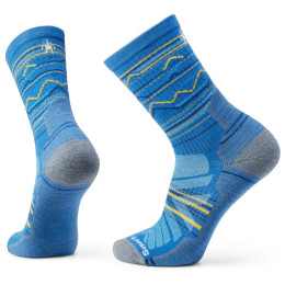 Calze Smartwool Hike Light Cushion Mountain Range Pattern Crew Socks blu/azzurro Laguna Blue