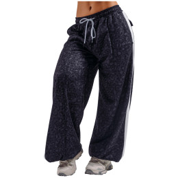 Pantaloni da tuta da donna Nebbia Baggy Leopard Sweatpants Primal nero BLACK LEOPARD
