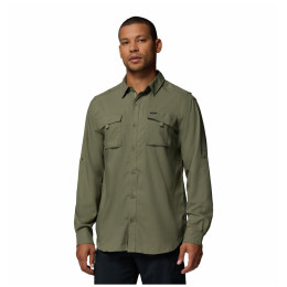 Camicia da uomo Columbia Silver Ridge™ Utility II LS Shirt verde Stone Green