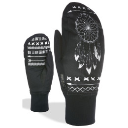 Guanti da donna Level Bliss Coral Mitt nero/bianco Blackwhite