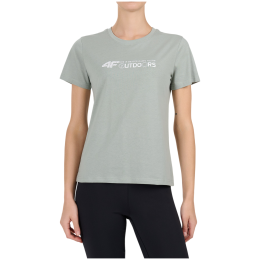 Maglietta da donna 4F Tshirt F3495 verde chiaro Mint