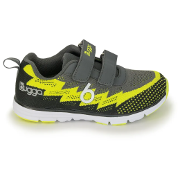 Scarpe per bambini con velcro Bugga Hone Gray grigio/giallo šedá/žluá/černá