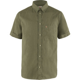 Camicia da uomo Fjällräven Övik Travel Shirt SS M 2022 verde green