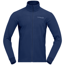 Felpa funzionale da uomo Norrona falketind warm2 Jacket blu scuro Indigo Night