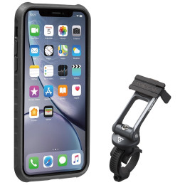 Custodia Topeak Ridecase Pro Iphone Xr nero/grigio Black/Gray
