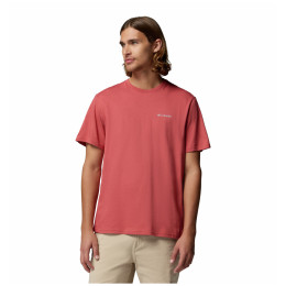 Maglietta da uomo Columbia Csc™ Basic Tee rosso Washed Red