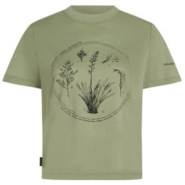 Maglietta da donna Icebreaker Merino 150 Tech Lite SS Crop Tee Seed Story