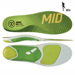 Solette per scarpe Sidas Run 3Feet Sense Mid verde green