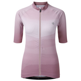 Maglia da ciclismo per donna Dare 2b Lightnint short sleeve printed jersey rosa Mauve print