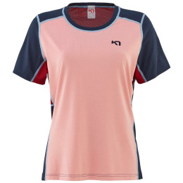 Maglietta da donna Kari Traa Sanne Hiking Tee rosa/blu Dream