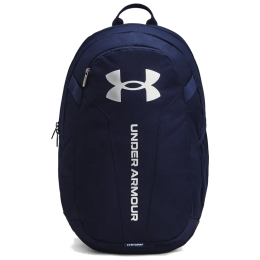 Zaino Under Armour Hustle Lite Backpack blu scuro Midnight Navy / Midnight Navy / Metallic Silver