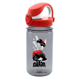 Bottiglia per bambini Nalgene OTF Kids 12oz 350 ml grigio/rosso GraySmash