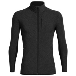 Felpa funzionale da uomo Icebreaker Descender LS Zip grigio scuro jet heather/black
