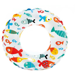 Salvagente Intex Lively Print Swim Ring 59241NP blu/arancio CoralReefFish