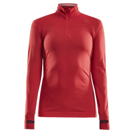 Maglietta da donna Craft Fuseknit Comfort Zip W rosso Beam