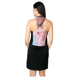 Vestito da donna Drexiss Fit Marble nero/rosa