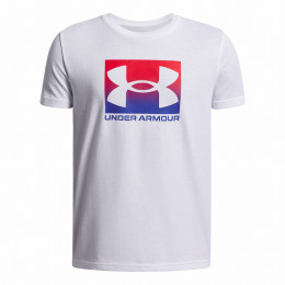 Maglietta da bambino Under Armour B BOXED SPORTS UPDATE SS bianco White