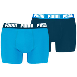 Boxer da uomo Puma Everyday Basic Boxer 2P blu/azzurro blue combo