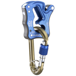 Assicuratore Climbing Technology Click Up Green s HMS karabinou blu blue