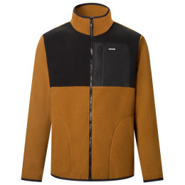 Felpa funzionale da uomo Regatta Frankie Borg Colour Block marrone/nero Rich Tan/Blk