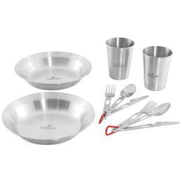 Set di stoviglie Robens Sierra Steel Meal Set grigio