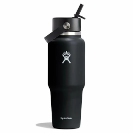 Borraccia termica Hydro Flask Wide Flex Straw Travel Bottle 32 Oz nero BLACK