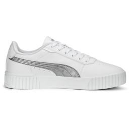 Scarpe da donna Puma Carina 2.0 Space Metallics bianco/grigio white