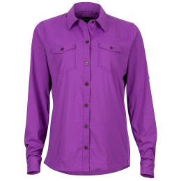 Camicia da donna Marmot Annika LS viola BrightViolet
