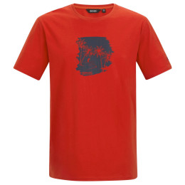 Maglietta da uomo Regatta Cline IX rosso PoppyBchGlid