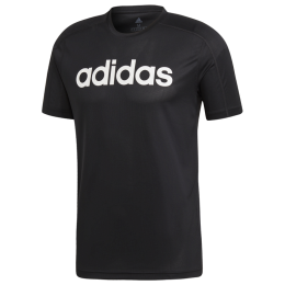 Maglietta da uomo Adidas D2M COOL Logo T nero Black