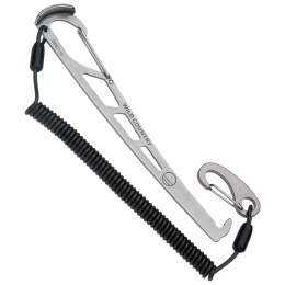 Estrattore per nuts da arrampicata Wild Country Pro Key With Leash argento