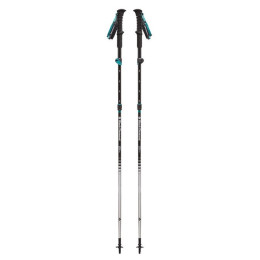 Bastoncini da trekking da donna Black Diamond DISTANCE FLZ Z-POLES nero