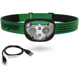 Lampada frontale Energizer Vision Ultra LED 400lm USB verde