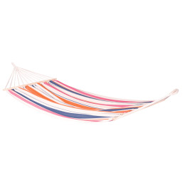 Amaca con pali La Siesta Chillounge Single bianco/arancio