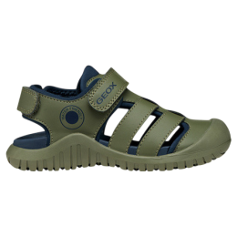 Sandali da bambino Geox J S. Fusbetto Pro Bo Sage/Navy blu SAGE/NAVY
