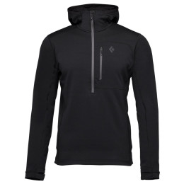 Felpa da uomo Black Diamond Coefficient QZ Hoody nero Black