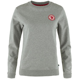 Maglione da donna Fjällräven 1960 Logo Badge Sweater grigio chiaro Grey-Melange