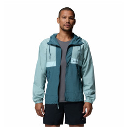 Giacca da uomo Columbia Spire Valley™ Hooded Windbreaker azzurro Crushed Blue, Everblue, Marine Light