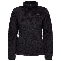 Felpa da donna Black Diamond Roadie QTR Zip Fleece nero Black