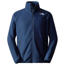 Felpa da uomo The North Face M 100 Glacier Full Zip blu SUMMIT NAVY
