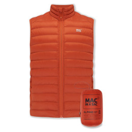 Gilet da uomo MAC IN A SAC Alpine Down Gilet (Sack) arancione Burnt Orange