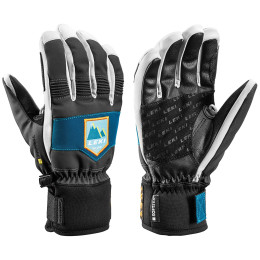 Guanti da sci Leki Patrol 3D Junior nero/blu graphite-petrol