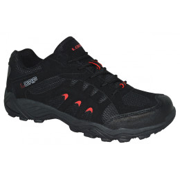 Scarpe da trekking da uomo Loap Moor nero/rosso Black/TrueRed