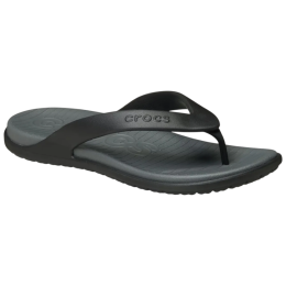 Infradito da uomo Crocs Coast Flip nero/grigio Black/Slate Grey