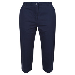 Pantaloni a 3/4 da donna Regatta Mayaan Capri blu scuro Navy