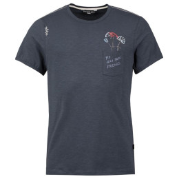 Maglietta da uomo Chillaz Pocket Friends blu scuro dark blue